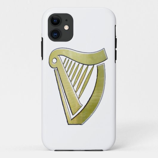 Coque iphone de harpe irlandais (Dos)