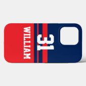 Coque iphone de hockey personnalisé (Verso (horizontal))