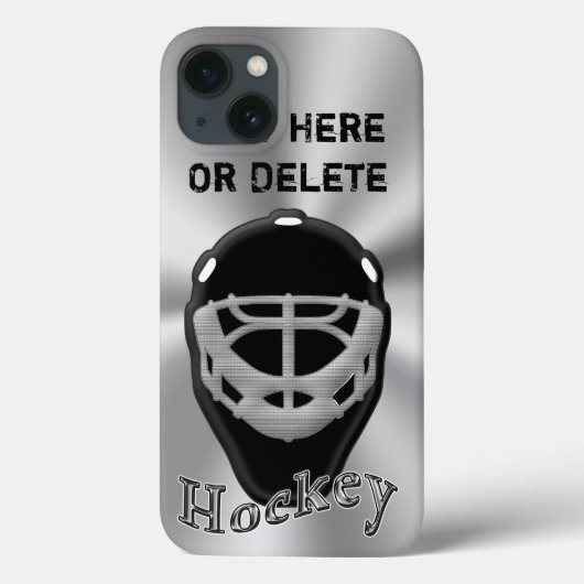 Coque iphone de hockey personnalisé, iPhone 6S ou (Verso)