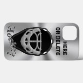 Coque iphone de hockey personnalisé, iPhone 6S ou (Verso (horizontal))