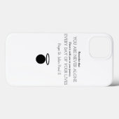 coque iphone de la citation du pape Jean-Paul II (Verso (horizontal))