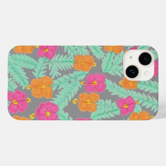 Coque iphone de la jungle tropicale (Verso (horizontal))