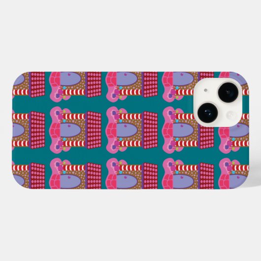 Coque iphone de la maison Candy Gingpain (Verso (horizontal))