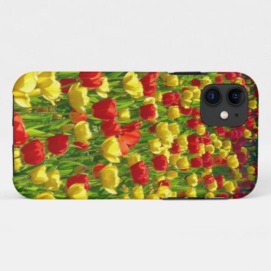 Coque iphone de la Mer des Tulipes (Dos (Horizontal))