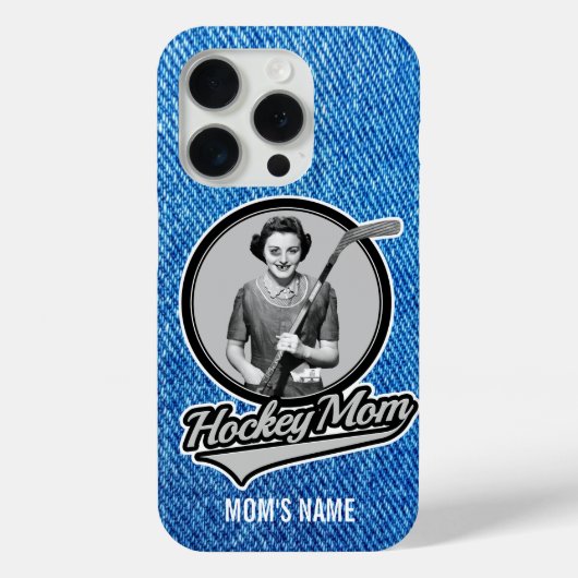 Coque iphone de la mère de hockey (Verso)