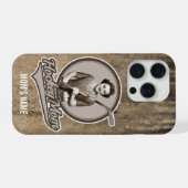 Coque iphone de la mère de hockey (Verso Horizontal)
