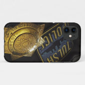 coque iphone de la police de Tulsa (Dos (Horizontal))