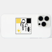 Coque iphone de la reine Garifuna (Verso (horizontal))