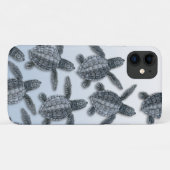 Coque iphone de la tortue de mer d'Olive Ridley (Dos (Horizontal))