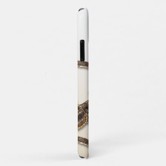 Coque iphone de la tortue luth (Dos/Droite)