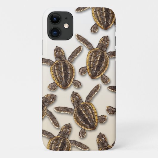 Coque iphone de la tortue luth (Dos)
