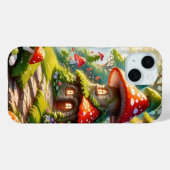 Coque iphone de la ville de champignons (Verso (horizontal))