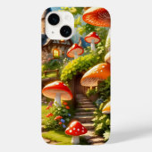 Coque iphone de la ville de champignons (Verso)