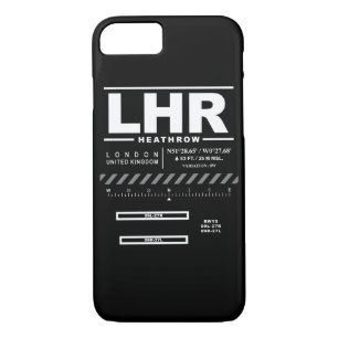 Coque iphone de l'aéroport de Londres Heathrow LHR