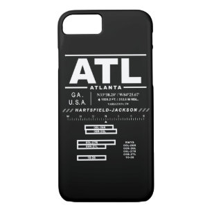 Coque iphone de l'aéroport international ATL