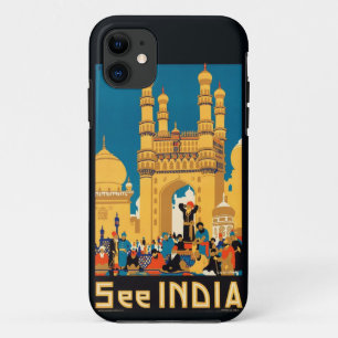 coque iphone de l'affiche touristique indienne