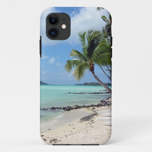 Coque iphone de lagune de Bora Bora (Dos)