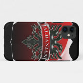 Coque iphone de l'Albanie (Dos (Horizontal))