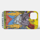 Coque iphone de lecture de Tarot Card Lovers (Verso (horizontal))