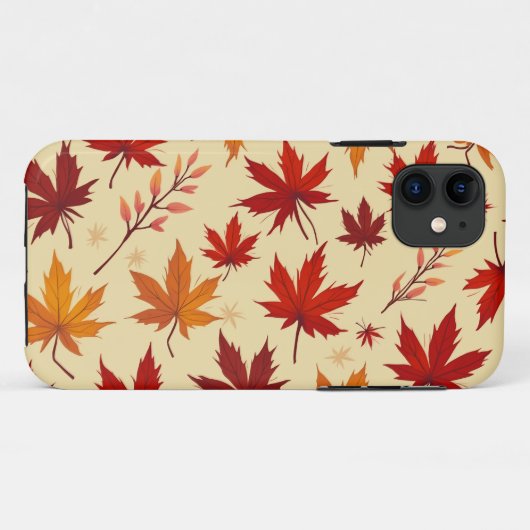 coque iphone de l'érable autuum (Dos (Horizontal))