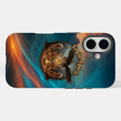 Coque iphone de l'Esprit de l'aigle (Verso (horizontal))