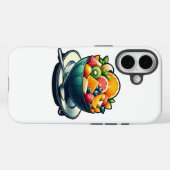 Coque iphone de l'illustration du bol de fruits vi (Verso (horizontal))
