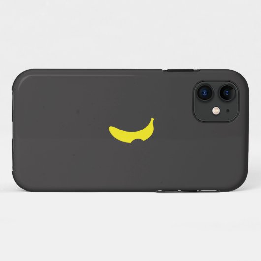 coque iphone de logo de banane (Dos (Horizontal))