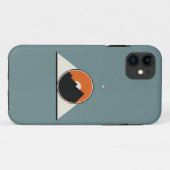 Coque iphone de logo minimaliste sophistiqué (Dos (Horizontal))