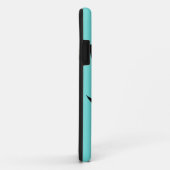 Coque iphone de lunettes de soleil et de moustache (Dos/Droite)