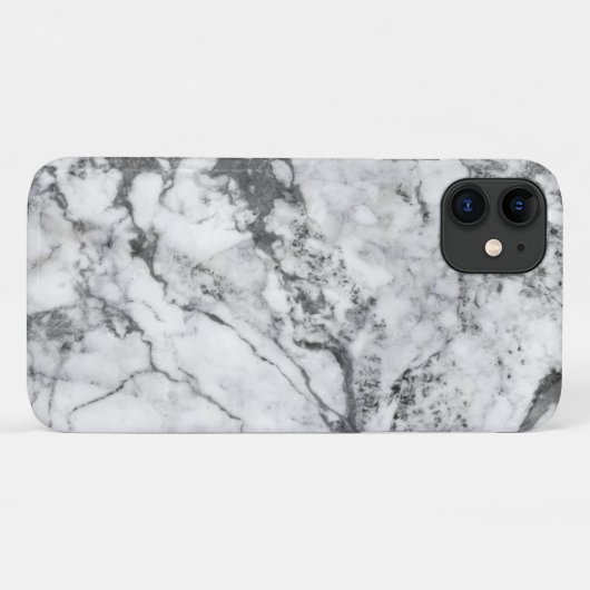 Coque iphone de marbre gris (Dos (Horizontal))