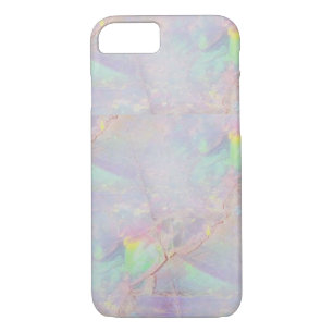 Coque iphone de marbre iridescent de pierre de