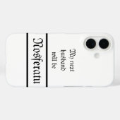Coque iphone de mari Nosferatu (Verso (horizontal))
