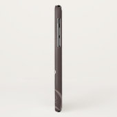 Coque iphone de mode monochrome peint (Dos/Gauche)