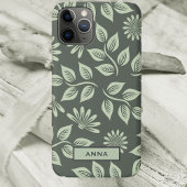 Coque iphone de modèle floral personnalisé