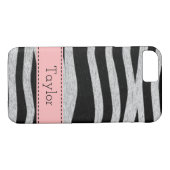 Coque iphone de modèle Zebra personnalisé (Dos (Horizontal))