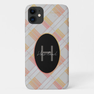 Coque iphone de monogramme installé HAMbWG
