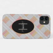 Coque iphone de monogramme installé HAMbWG (Dos (Horizontal))