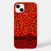 Coque iphone de monogramme Leopard poster de anima (Verso)