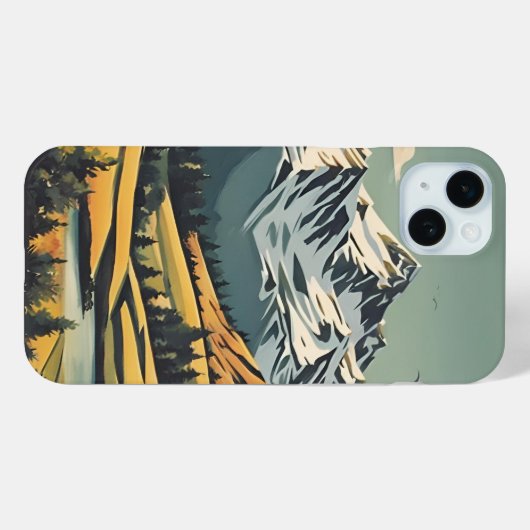 Coque iphone de montagne (Verso (horizontal))