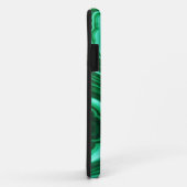 Coque iphone de motif de malachite (Dos/Droite)