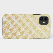 Coque iphone de Motif Gold Greek Key (Dos (Horizontal))