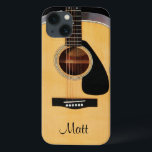 Coque iphone de musique acoustique personnalisé<br><div class="desc">Personnalisé Acoustique Guitare Musique Samsung Galaxy Coque. Remplissez votre nom à l'invite pour personnaliser et customiser comme vous voulez. Un grand cadeau pour votre guitariste,  musicien ou amoureux de la musique.</div>