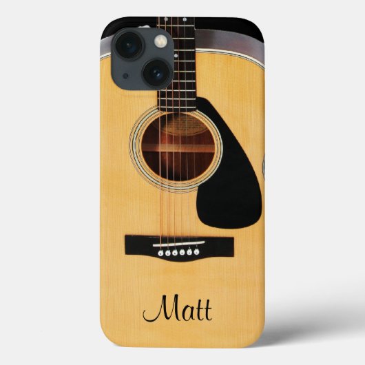 Coque iphone de musique acoustique personnalisé (Verso)