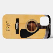 Coque iphone de musique acoustique personnalisé (Verso (horizontal))