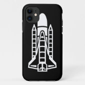 Coque iphone de navette spatiale | Couverture télé (Dos)
