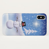 Coque iphone de neige (Dos (Horizontal))