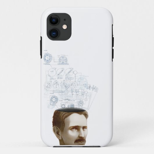Coque iphone de Nikola Tesla (Dos)