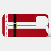 Coque iphone de Noël avec Funny Père Noël Design (Verso (horizontal))