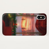 Coque iphone de Noël du Ciel (Dos (Horizontal))
