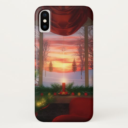 Coque iphone de Noël du Ciel (Dos)